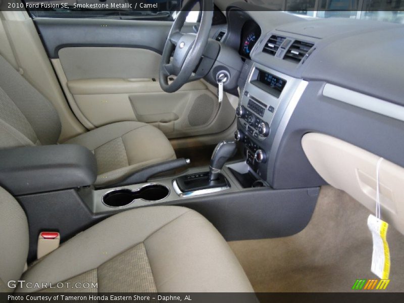 Smokestone Metallic / Camel 2010 Ford Fusion SE