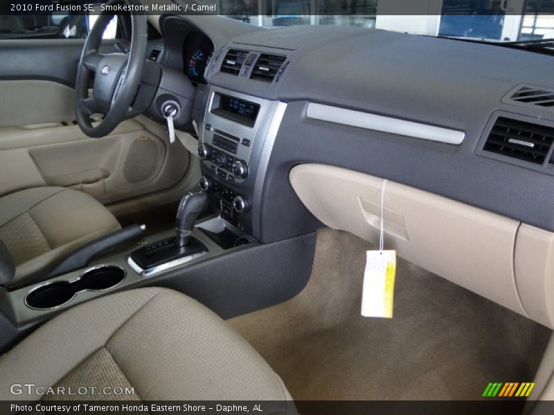 Smokestone Metallic / Camel 2010 Ford Fusion SE