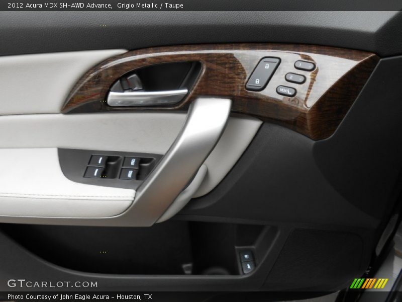 Grigio Metallic / Taupe 2012 Acura MDX SH-AWD Advance