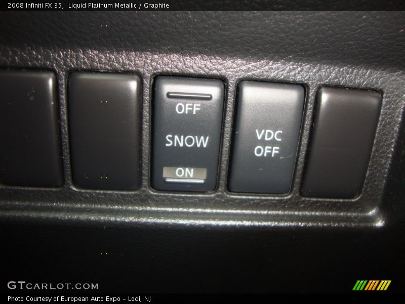 Liquid Platinum Metallic / Graphite 2008 Infiniti FX 35