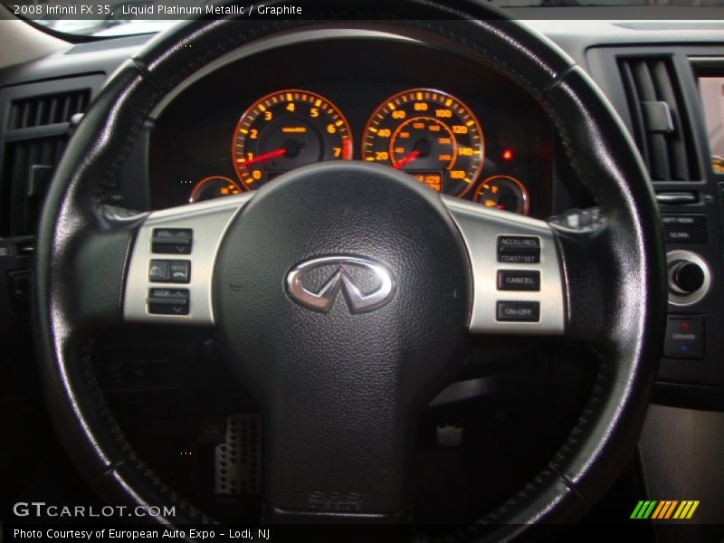 Liquid Platinum Metallic / Graphite 2008 Infiniti FX 35