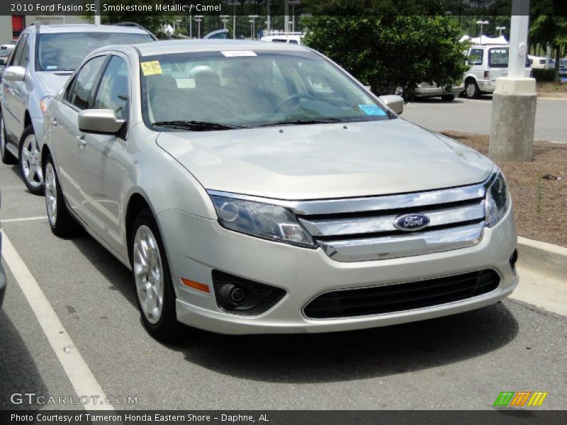 Smokestone Metallic / Camel 2010 Ford Fusion SE