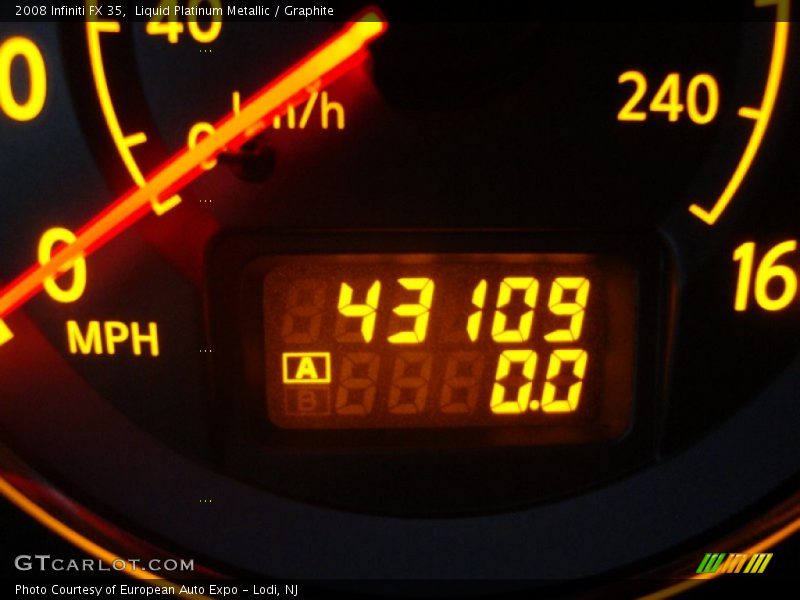 Liquid Platinum Metallic / Graphite 2008 Infiniti FX 35