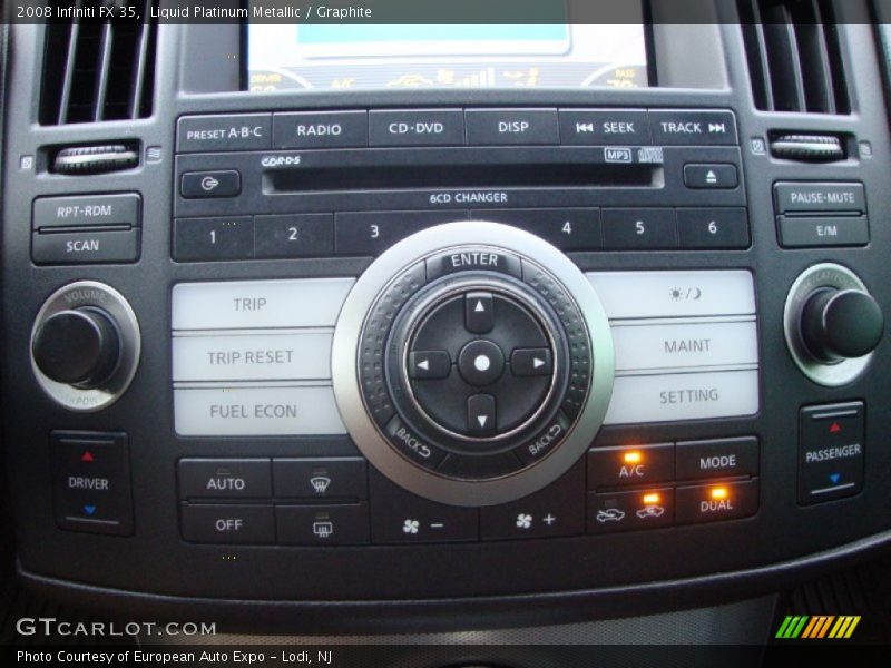Liquid Platinum Metallic / Graphite 2008 Infiniti FX 35