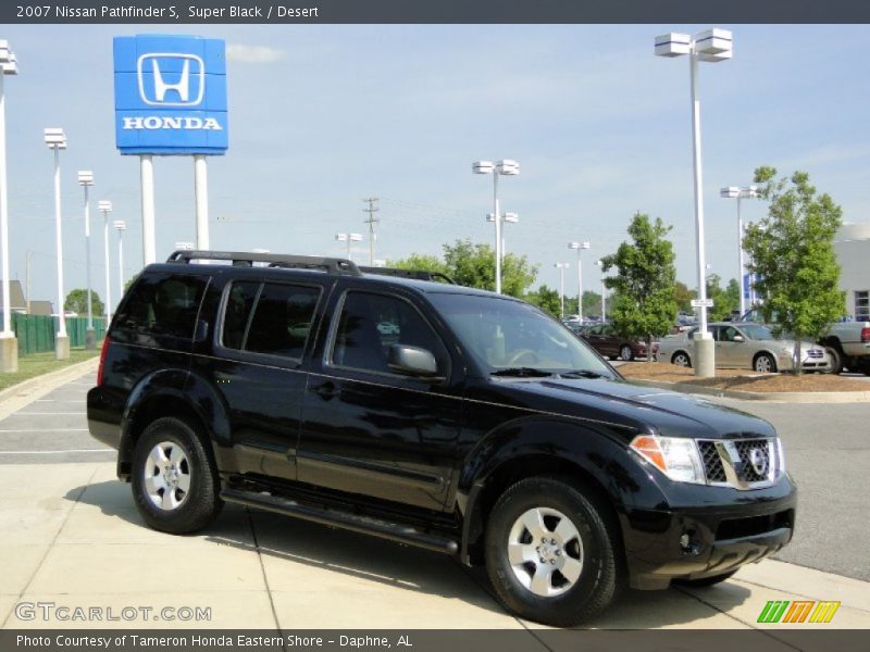 Super Black / Desert 2007 Nissan Pathfinder S