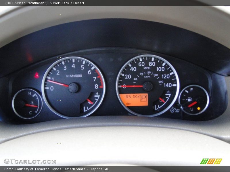 Super Black / Desert 2007 Nissan Pathfinder S