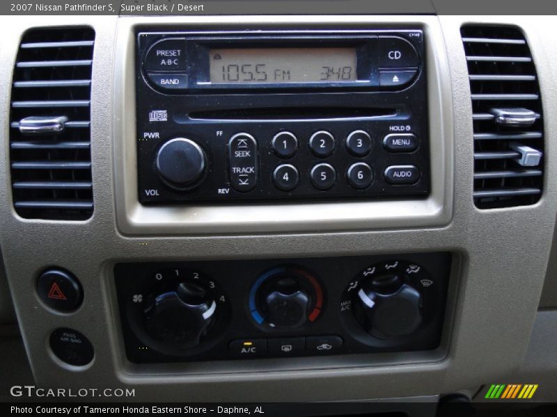 Super Black / Desert 2007 Nissan Pathfinder S