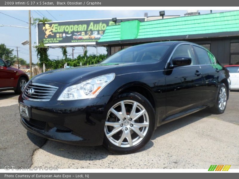Black Obsidian / Graphite 2009 Infiniti G 37 x S Sedan