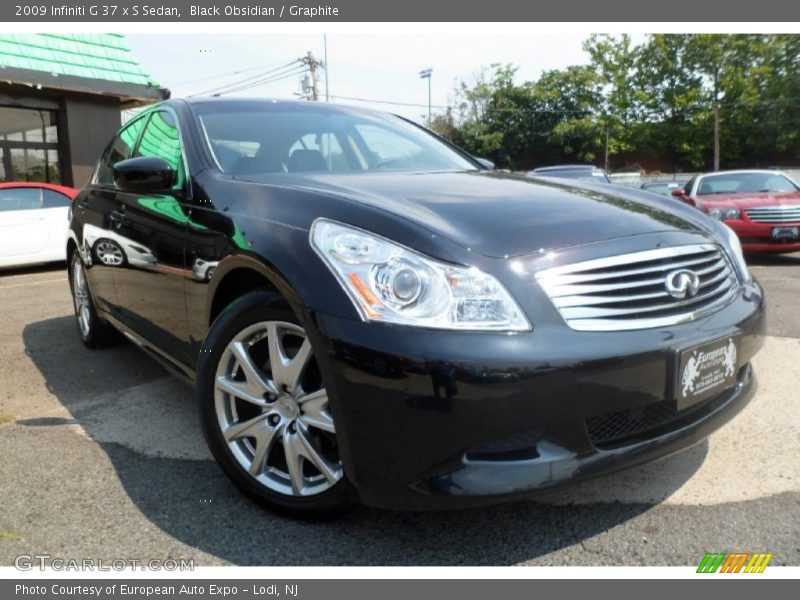 Black Obsidian / Graphite 2009 Infiniti G 37 x S Sedan