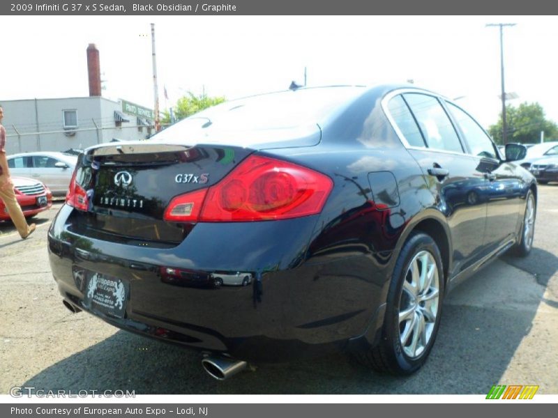 Black Obsidian / Graphite 2009 Infiniti G 37 x S Sedan