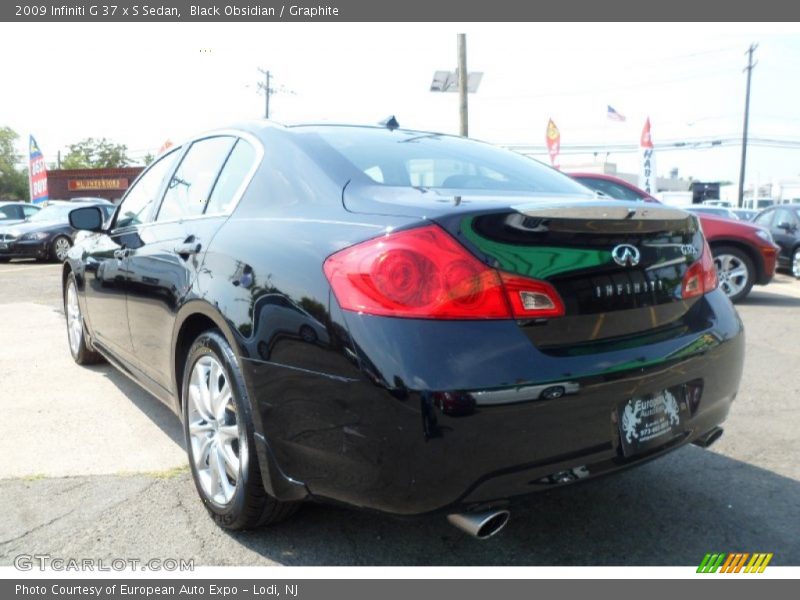 Black Obsidian / Graphite 2009 Infiniti G 37 x S Sedan