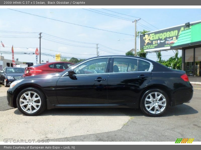 Black Obsidian / Graphite 2009 Infiniti G 37 x S Sedan