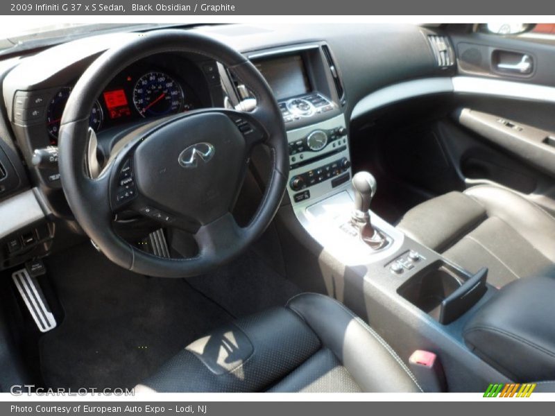 Black Obsidian / Graphite 2009 Infiniti G 37 x S Sedan