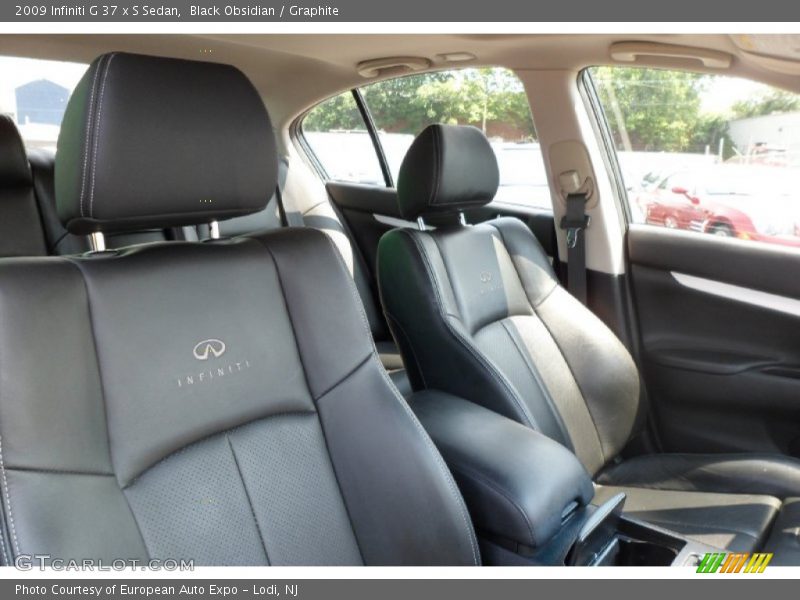 Black Obsidian / Graphite 2009 Infiniti G 37 x S Sedan