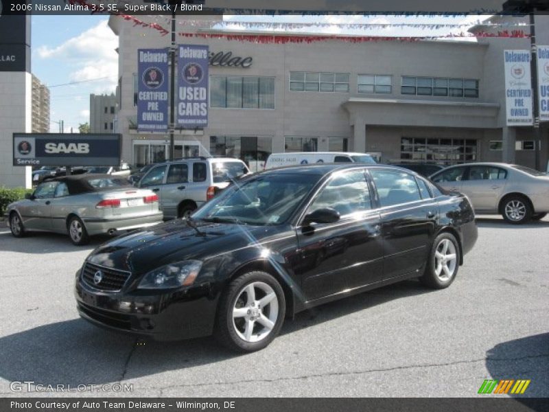 Super Black / Blond 2006 Nissan Altima 3.5 SE