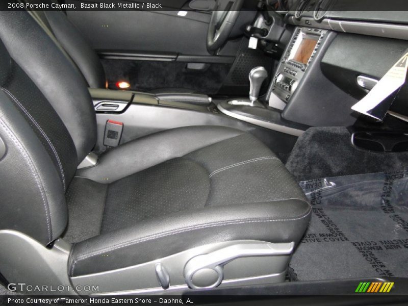 Basalt Black Metallic / Black 2008 Porsche Cayman