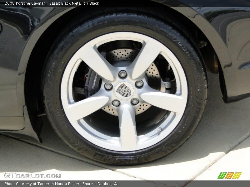 Basalt Black Metallic / Black 2008 Porsche Cayman