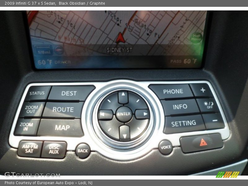 Black Obsidian / Graphite 2009 Infiniti G 37 x S Sedan