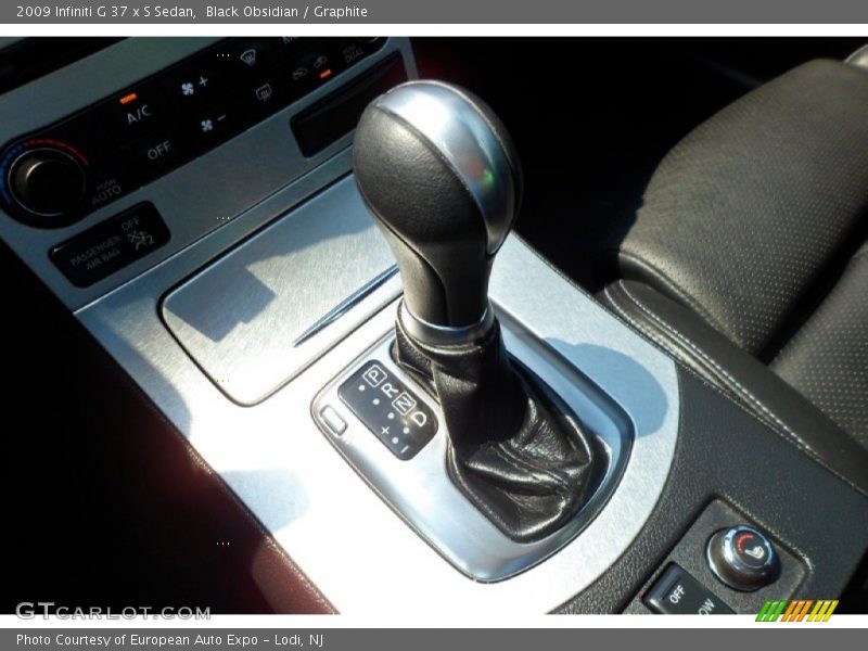 Black Obsidian / Graphite 2009 Infiniti G 37 x S Sedan