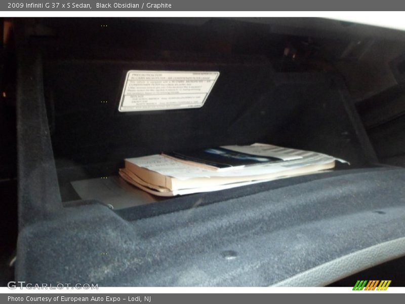 Black Obsidian / Graphite 2009 Infiniti G 37 x S Sedan