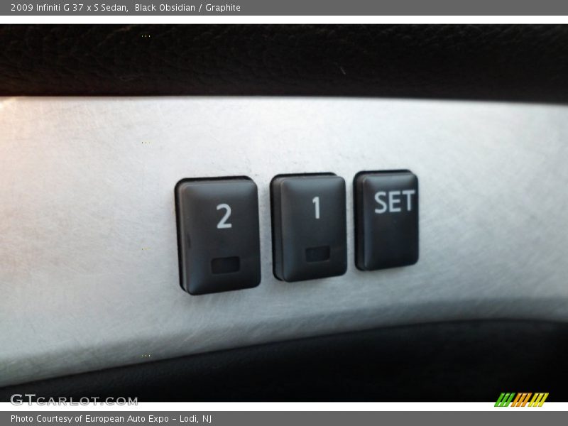 Black Obsidian / Graphite 2009 Infiniti G 37 x S Sedan