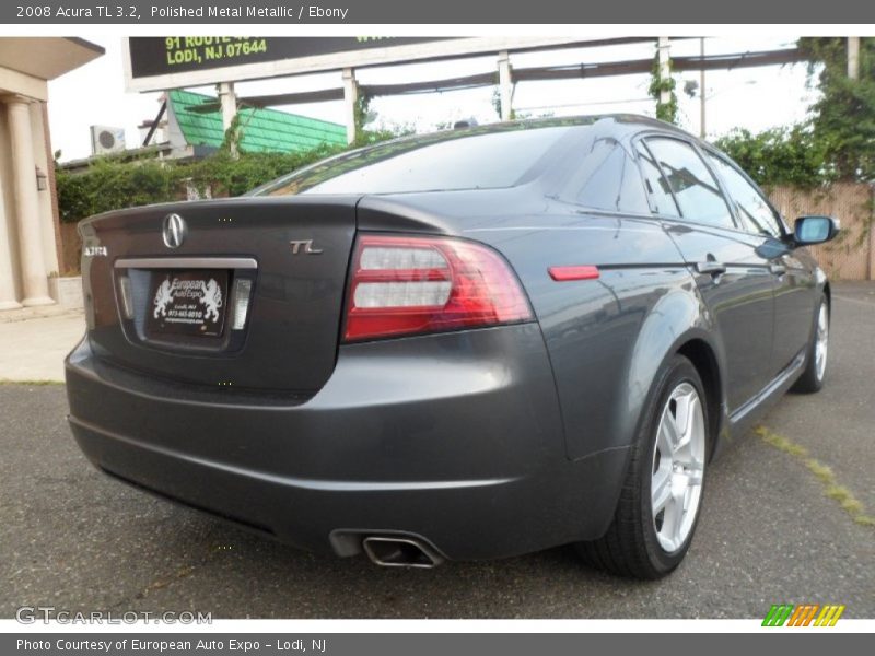 Polished Metal Metallic / Ebony 2008 Acura TL 3.2