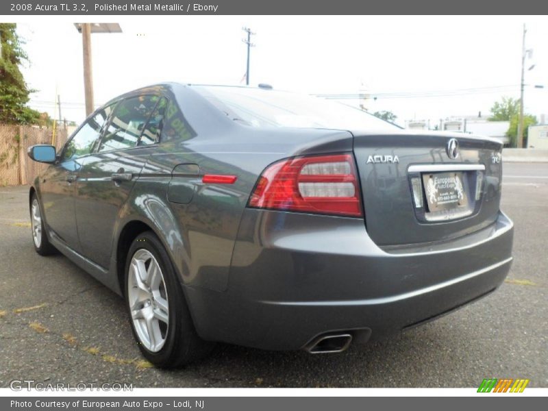 Polished Metal Metallic / Ebony 2008 Acura TL 3.2