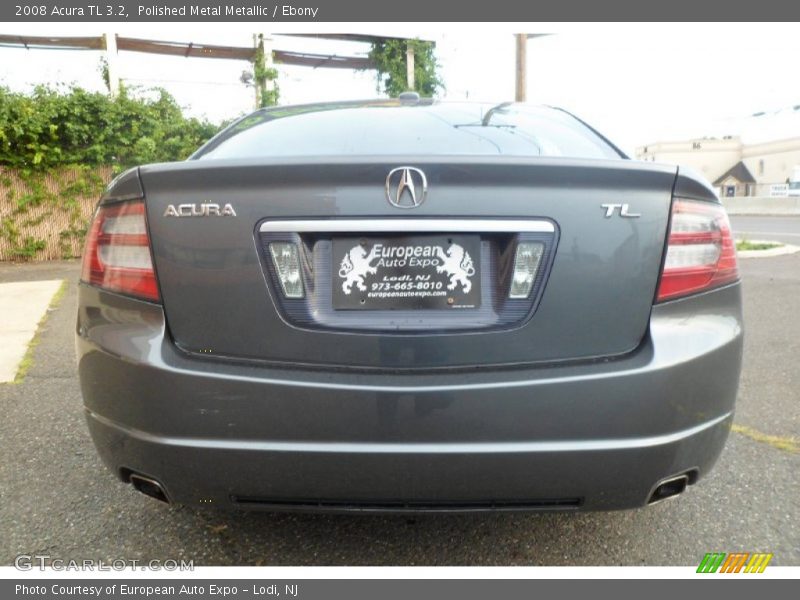 Polished Metal Metallic / Ebony 2008 Acura TL 3.2