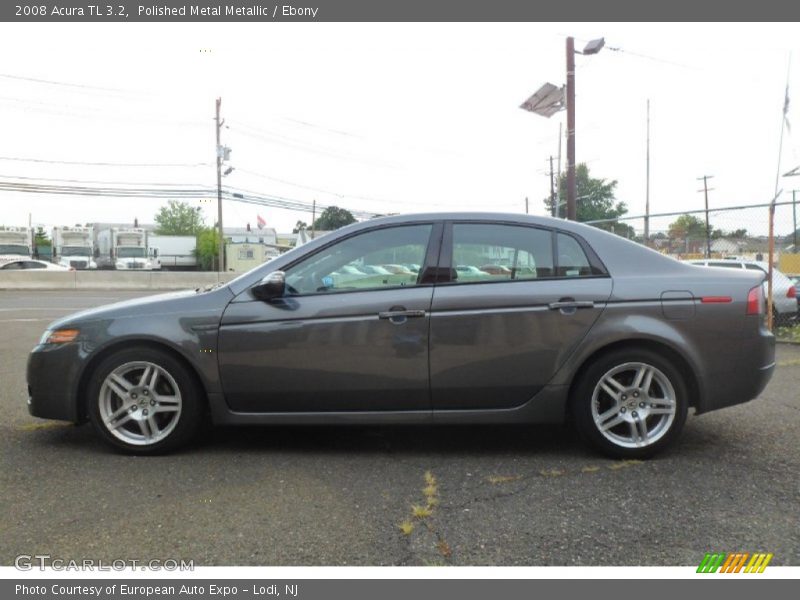 Polished Metal Metallic / Ebony 2008 Acura TL 3.2