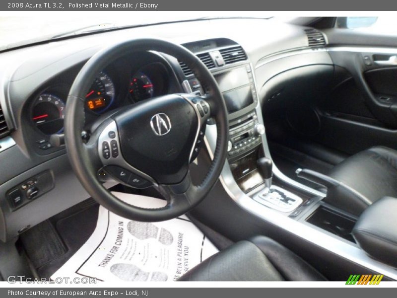 Polished Metal Metallic / Ebony 2008 Acura TL 3.2