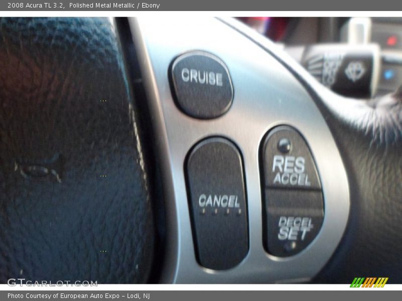 Polished Metal Metallic / Ebony 2008 Acura TL 3.2