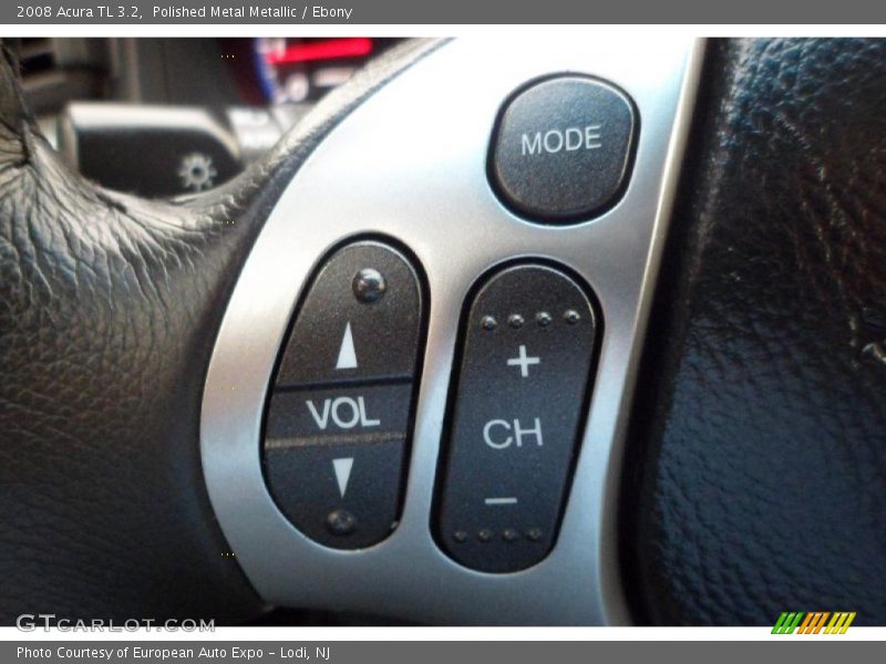 Polished Metal Metallic / Ebony 2008 Acura TL 3.2