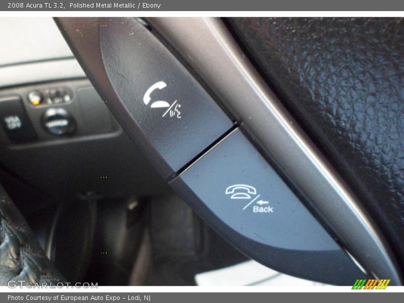 Polished Metal Metallic / Ebony 2008 Acura TL 3.2