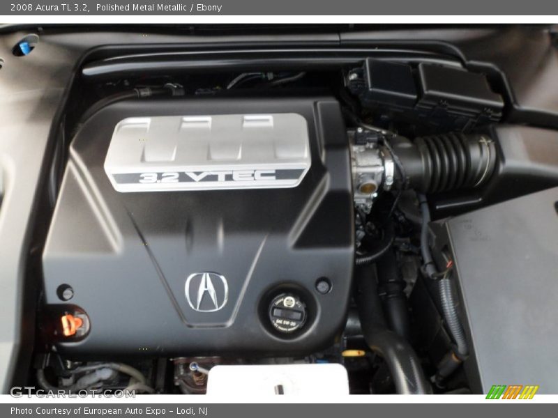 Polished Metal Metallic / Ebony 2008 Acura TL 3.2