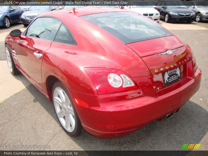Blaze Red Crystal Pearl / Dark Slate Gray 2004 Chrysler Crossfire Limited Coupe