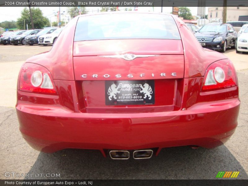 Blaze Red Crystal Pearl / Dark Slate Gray 2004 Chrysler Crossfire Limited Coupe