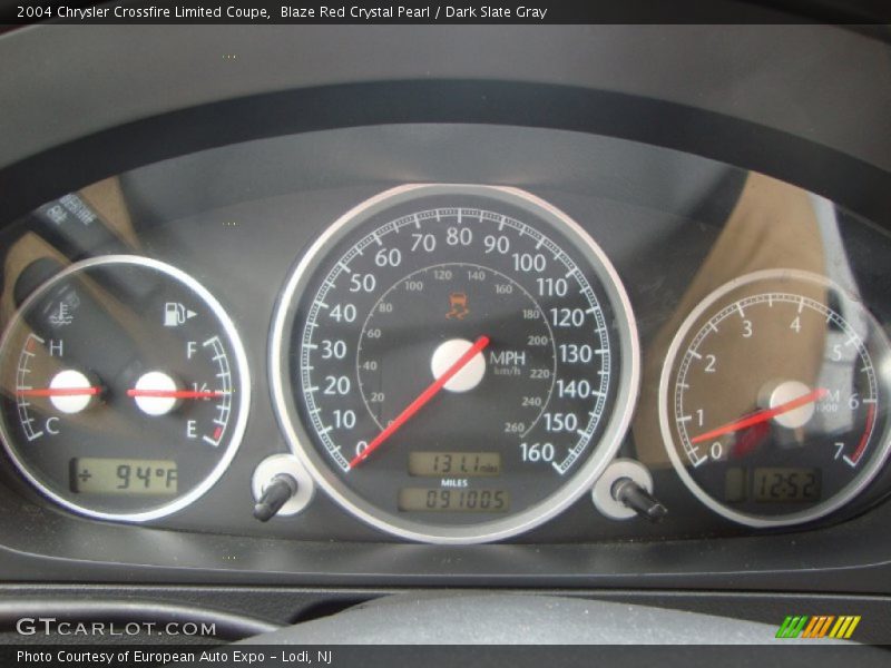  2004 Crossfire Limited Coupe Limited Coupe Gauges