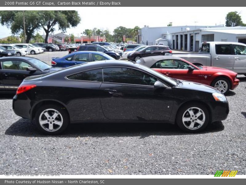 Carbon Black Metallic / Ebony Black 2008 Pontiac G6 GT Coupe