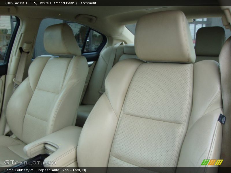 White Diamond Pearl / Parchment 2009 Acura TL 3.5
