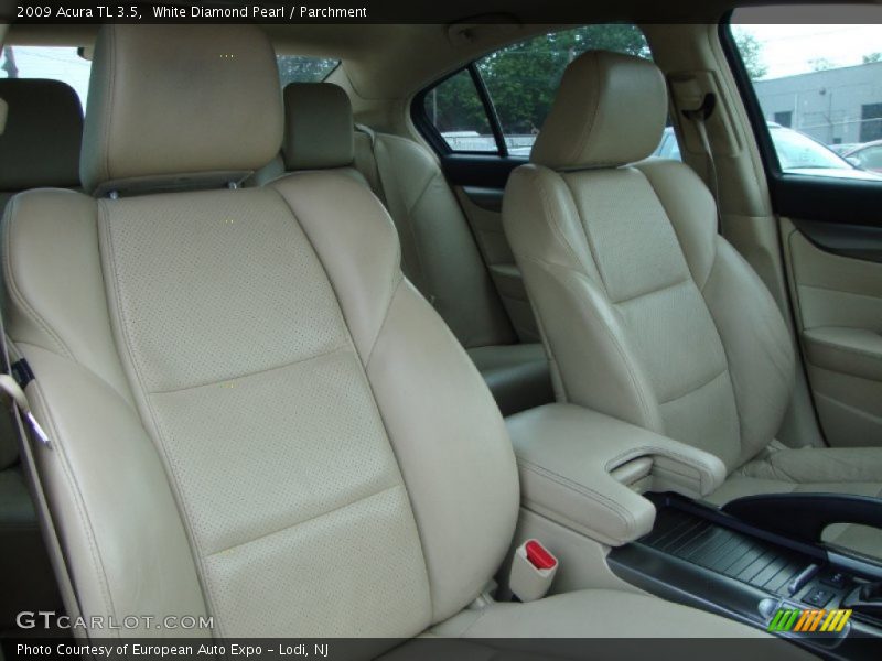 White Diamond Pearl / Parchment 2009 Acura TL 3.5