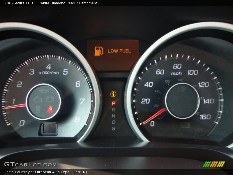 White Diamond Pearl / Parchment 2009 Acura TL 3.5