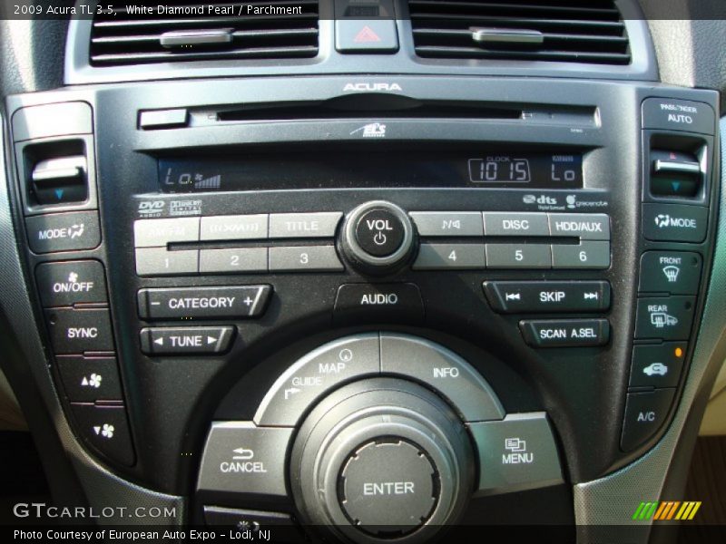 White Diamond Pearl / Parchment 2009 Acura TL 3.5