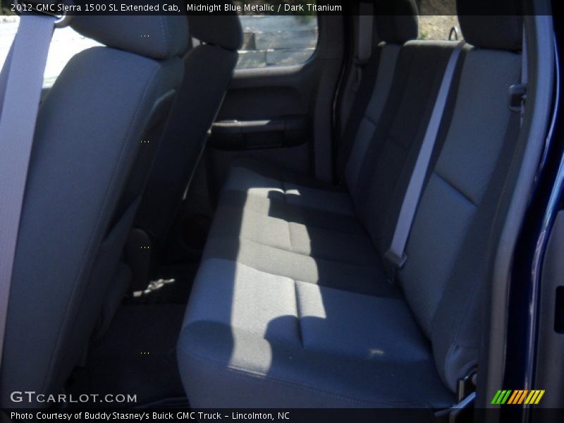 Midnight Blue Metallic / Dark Titanium 2012 GMC Sierra 1500 SL Extended Cab