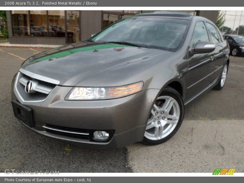Polished Metal Metallic / Ebony 2008 Acura TL 3.2