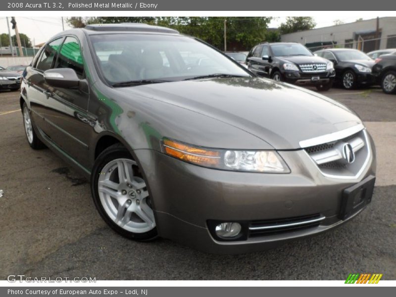 Polished Metal Metallic / Ebony 2008 Acura TL 3.2