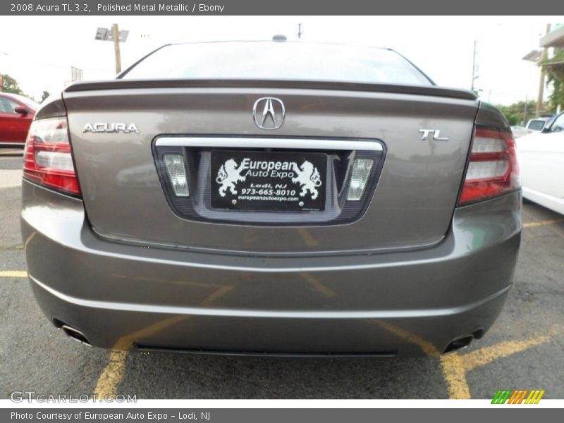 Polished Metal Metallic / Ebony 2008 Acura TL 3.2