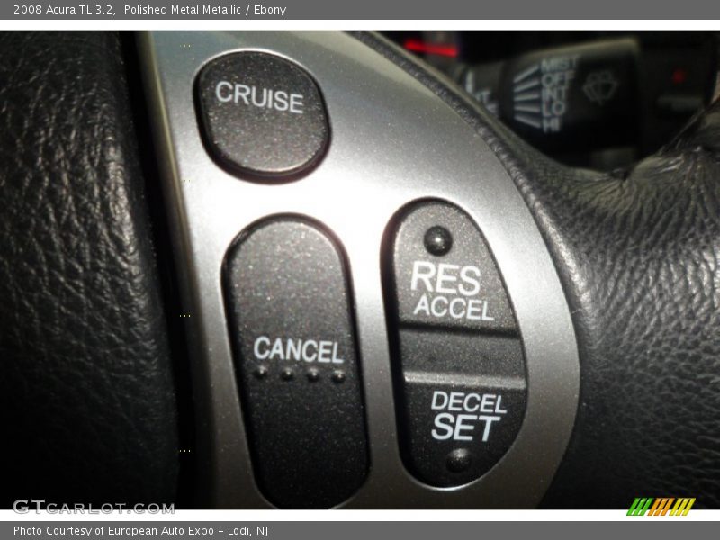 Polished Metal Metallic / Ebony 2008 Acura TL 3.2