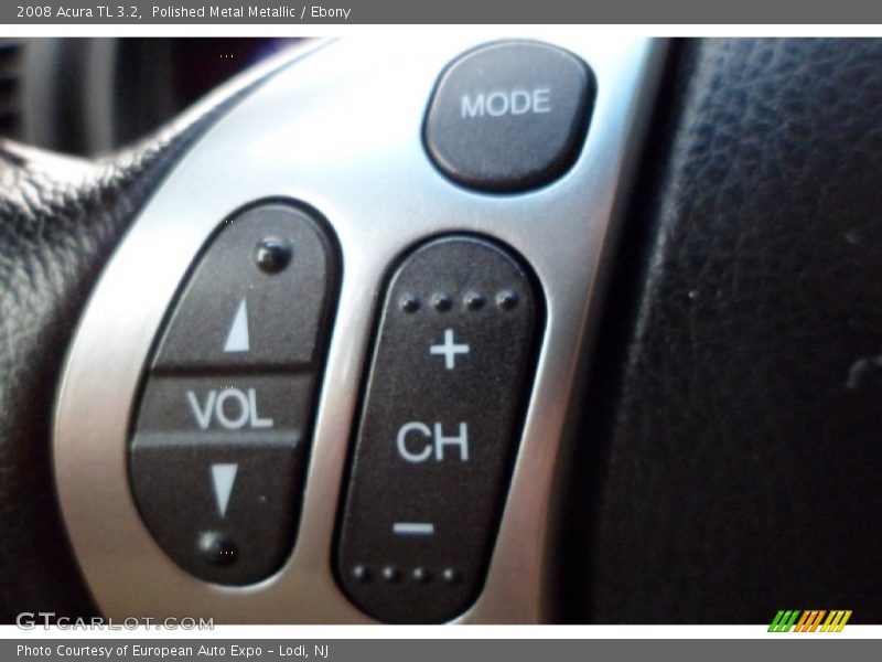 Polished Metal Metallic / Ebony 2008 Acura TL 3.2