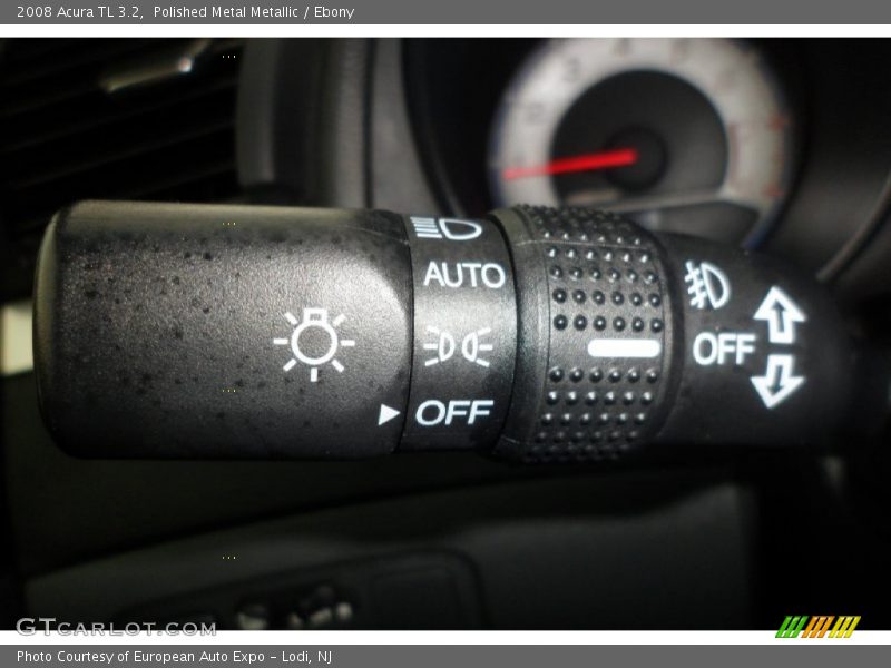 Polished Metal Metallic / Ebony 2008 Acura TL 3.2