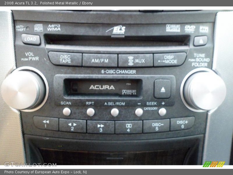 Polished Metal Metallic / Ebony 2008 Acura TL 3.2